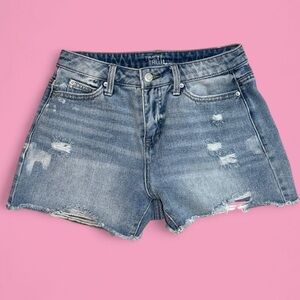 True Religion Women's Jean Shorts - Light Blue